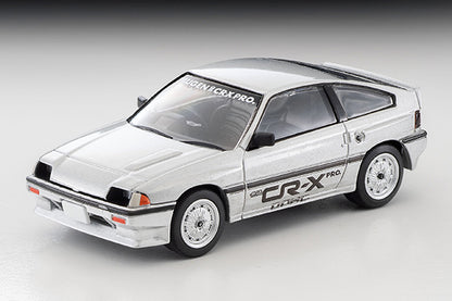 Mô hình xe Tomyca Limited Vintage TLV 1:64 Honda Ballade Sports CR-X MUGEN CR-X PRO (silver) late model | LV-N303a