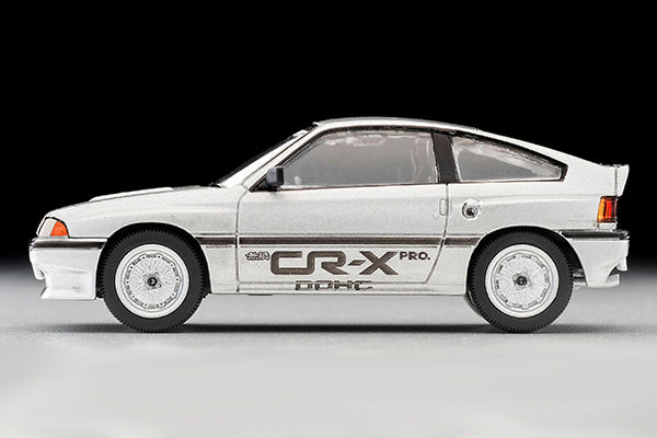 Mô hình xe Tomyca Limited Vintage TLV 1:64 Honda Ballade Sports CR-X MUGEN CR-X PRO (silver) late model | LV-N303a