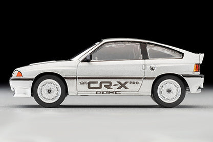 Mô hình xe Tomyca Limited Vintage TLV 1:64 Honda Ballade Sports CR-X MUGEN CR-X PRO (silver) late model | LV-N303a