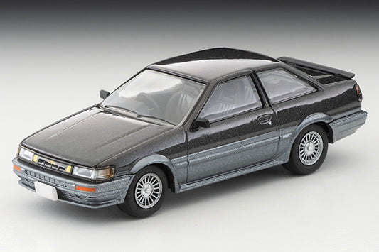 Mô hình xe Tomyca Limited Vintage TLV 1:64 Toyota Corolla Levin 2-door GT-APEX 85 model (black/gray) | LV-N304b