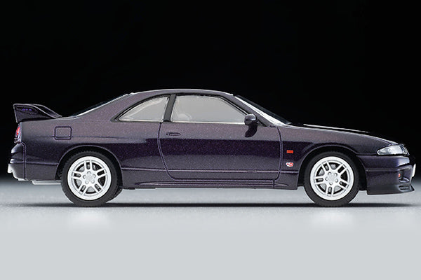 Mô hình xe Tomyca Limited Vintage TLV 1:64 Nissan Skyline GT-R V-spec (purple) 1995 model | LV-N308a