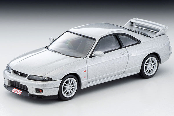Mô hình xe Tomyca Limited Vintage TLV 1:64 Nissan Skyline GT-R Nurburgring Time Attack Car (Silver) | LV-N308b
