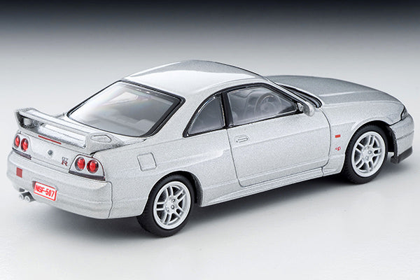 Mô hình xe Tomyca Limited Vintage TLV 1:64 Nissan Skyline GT-R Nurburgring Time Attack Car (Silver) | LV-N308b