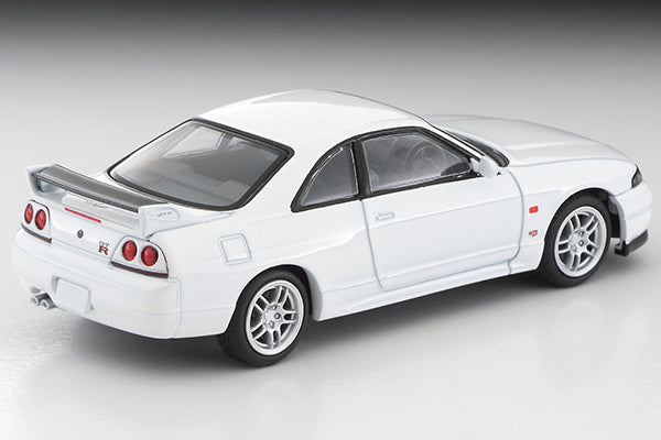 Mô hình xe Tomyca Limited Vintage TLV 1:64 Nissan Skyline GT-R V-spec N1 (white) 1995 model | LV-N308c