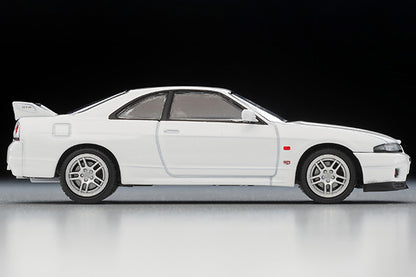 Mô hình xe Tomyca Limited Vintage TLV 1:64 Nissan Skyline GT-R V-spec N1 (white) 1995 model | LV-N308c
