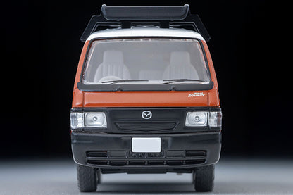 Mô hình xe Tomyca Limited Vintage TLV 1:64 Mazda Bongo Brawny Van Custom Specification (Brown) Roof Carrier, Figure Included | LV-N310d