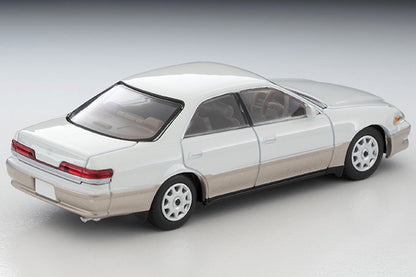 Mô hình xe Tomyca Limited Vintage TLV 1:64 Toyota Mark II 2.5 Grande 1998 model (white/gold) | LV-N311c