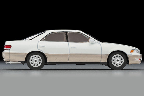 Mô hình xe Tomyca Limited Vintage TLV 1:64 Toyota Mark II 2.5 Grande 1998 model (white/gold) | LV-N311c