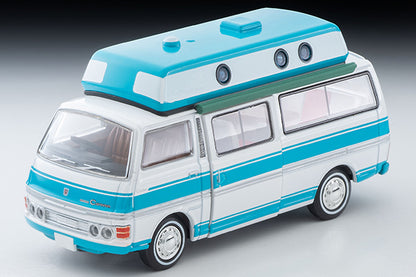 Mô hình xe Tomyca Limited Vintage TLV 1:64 Nissan Caravan camper (white/light blue) 1973 model | LV-N312a