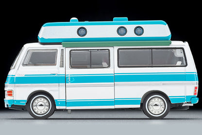 Mô hình xe Tomyca Limited Vintage TLV 1:64 Nissan Caravan camper (white/light blue) 1973 model | LV-N312a