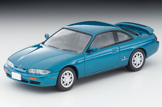 Mô hình xe Tomyca Limited Vintage TLV 1:64 Nissan Silvia Q's TypeS (blue-green) 1994 model | LV-N313b