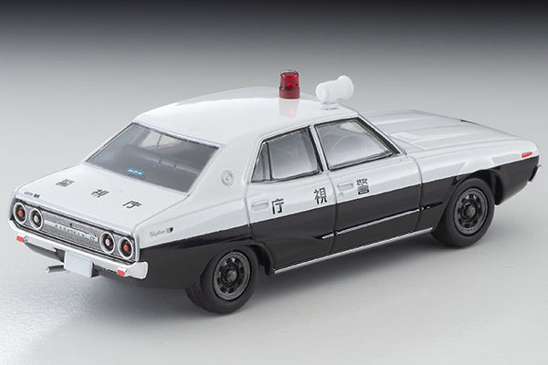 Mô hình xe Tomyca Limited Vintage TLV 1:64 Nissan Skyline 2000GT Patrol Car (Metropolitan Police Department) 1976 model | LV-N315a