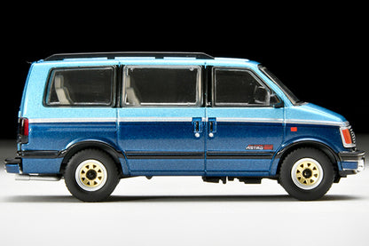 Mô hình xe Tomyca Limited Vintage TLV 1:64 Chevrolet Astro LT AWD (light blue/navy) 1994 model | LV-N325b