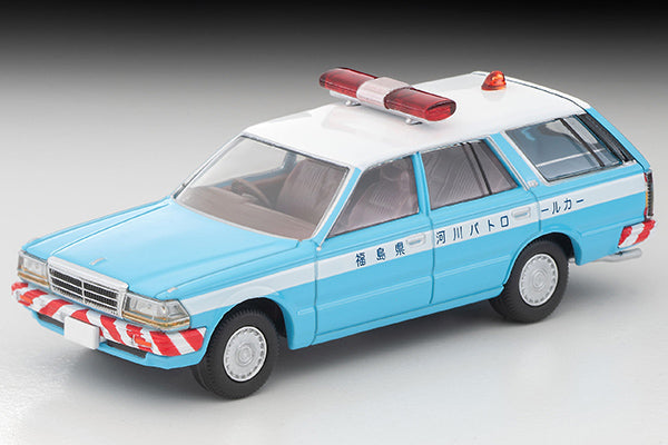 Mô hình xe Tomyca Limited Vintage TLV 1:64 Nissan Gloria Van River Patrol Car | LV-N332a