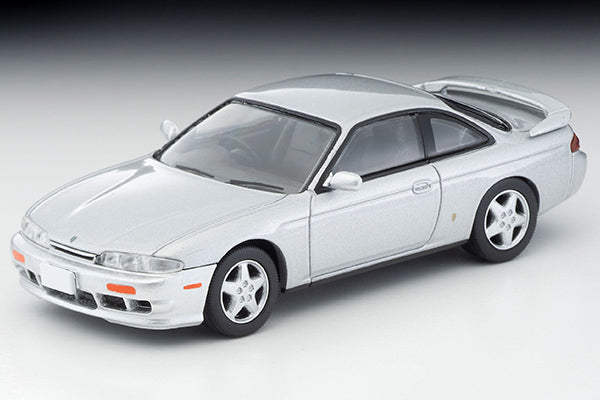 Mô hình xe Tomyca Limited Vintage TLV 1:64 Nissan Silvia K's Aero 1995 model (silver) | LV-N333b
