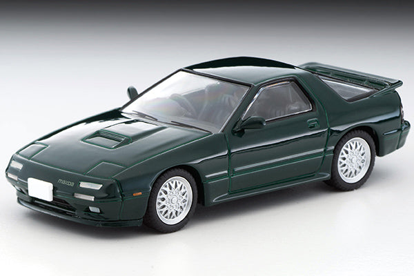 Mô hình xe Tomyca Limited Vintage TLV 1:64 The Era of Japanese Cars 14 Mazda Savanna RX-7 Infini (Green) | LV-N33404-na