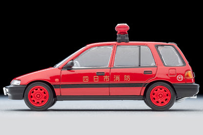 Mô hình xe Tomyca Limited Vintage TLV 1:64 Honda Civic Pro Fire Department Public Relations Vehicle | LV-N339a