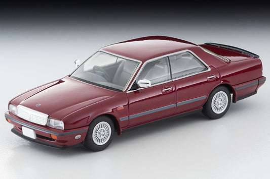 Mô hình xe Tomyca Limited Vintage TLV 1:64 Nissan Gloria Cima TYPE-II S (red) 1990 model | LV-N340a