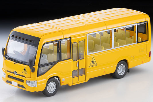 Mô hình xe Tomyca Limited Vintage TLV 1:64 Toyota Coaster Child Car (Yellow) | LV-N348a