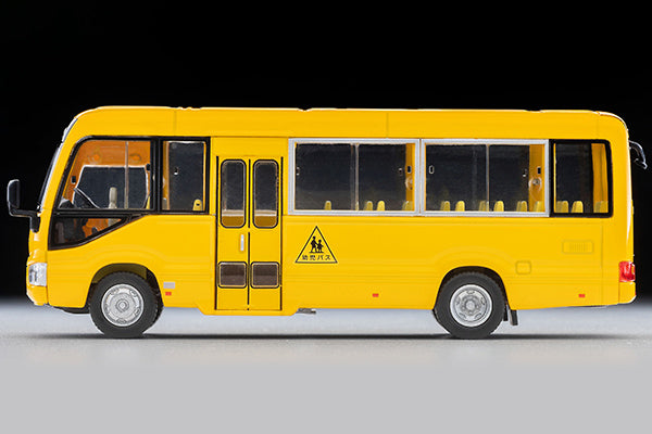 Mô hình xe Tomyca Limited Vintage TLV 1:64 Toyota Coaster Child Car (Yellow) | LV-N348a