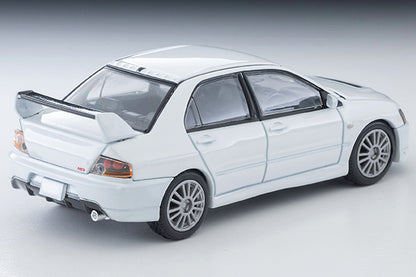 Mô hình xe Tomyca Limited Vintage TLV 1:64 Mitsubishi Lancer GSR Evolution IX MR (Pearl White) 2006 model | LV-N349b
