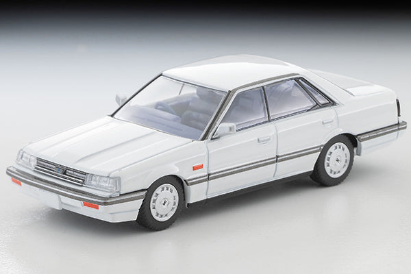 Mô hình xe Tomyca Limited Vintage TLV 1:64 Nissan Skyline 4-door HT 1800 Passage (white) 1985 model | LV-N351a