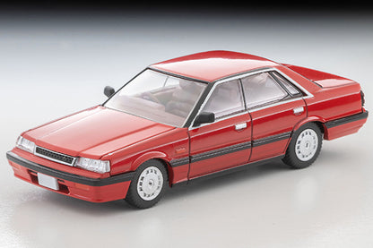 Mô hình xe Tomyca Limited Vintage TLV 1:64 Nissan Skyline 4-door HT 1800 Passage (red) 1987 model | LV-N352a