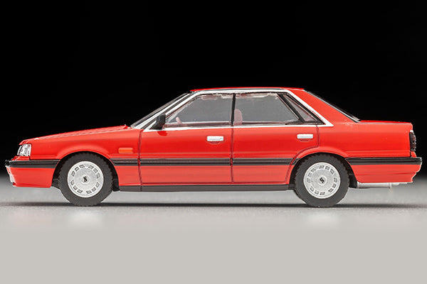 Mô hình xe Tomyca Limited Vintage TLV 1:64 Nissan Skyline 4-door HT 1800 Passage (red) 1987 model | LV-N352a