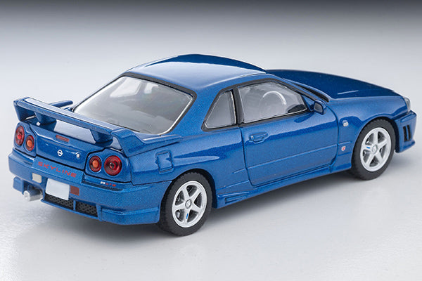 Mô hình xe Tomyca Limited Vintage TLV 1:64 Nissan Skyline 2-door sports coupe 25GT TURBO with optional parts (blue) 2000 model | LV-N353b