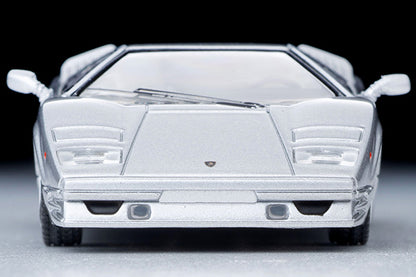Mô hình xe Tomyca Limited Vintage TLV 1:64 Lamborghini Countach 25th Anniversary (Silver) | LV-N38357-na