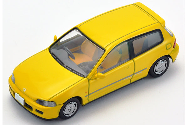 Mô hình xe Tomyca Limited Vintage TLV 1:64 Honda Civic SiR-II (yellow) | LV-N48c