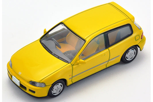 Mô hình xe Tomyca Limited Vintage TLV 1:64 Honda Civic SiR-II (yellow) | LV-N48c