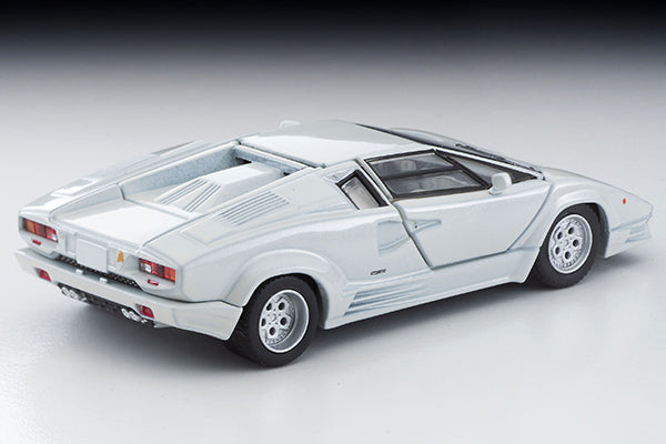 Mô hình xe Tomyca Limited Vintage TLV 1:64 Lamborghini Countach 25th Anniversary (white) | LV-N59580-na