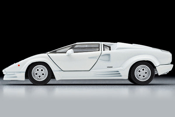 Mô hình xe Tomyca Limited Vintage TLV 1:64 Lamborghini Countach 25th Anniversary (white) | LV-N59580-na