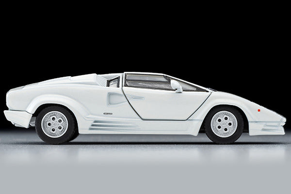 Mô hình xe Tomyca Limited Vintage TLV 1:64 Lamborghini Countach 25th Anniversary (white) | LV-N59580-na