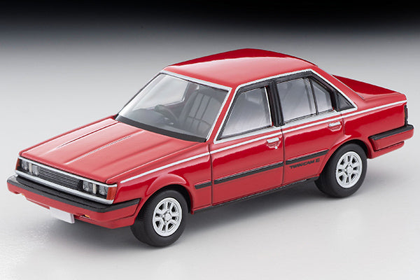 Mô hình xe Tomyca Limited Vintage TLV 1:64 Toyota Carina 1600GT-R 84 model (red) | LV-N59c