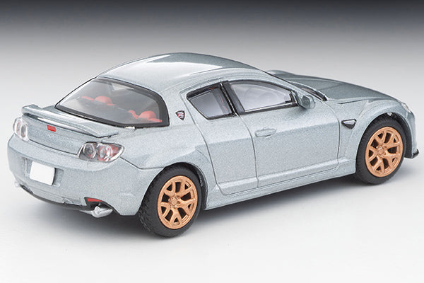 Mô hình xe Tomyca Limited Vintage TLV 1:64 The Era of Japanese Cars 18 Mazda RX-8 Spirit R (silver) 2012 model | LV-N60772-na