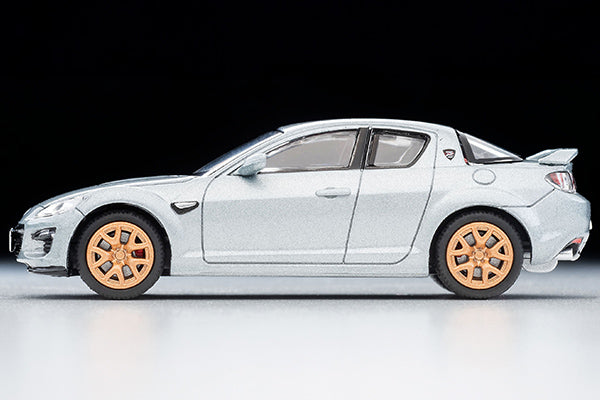 Mô hình xe Tomyca Limited Vintage TLV 1:64 The Era of Japanese Cars 18 Mazda RX-8 Spirit R (silver) 2012 model | LV-N60772-na