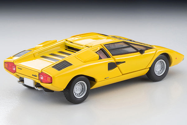 Mô hình xe Tomyca Limited Vintage TLV 1:64 Lamborghini Countach LP400 (yellow) | LV-N61345-na