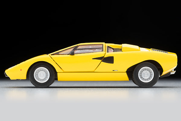 Mô hình xe Tomyca Limited Vintage TLV 1:64 Lamborghini Countach LP400 (yellow) | LV-N61345-na