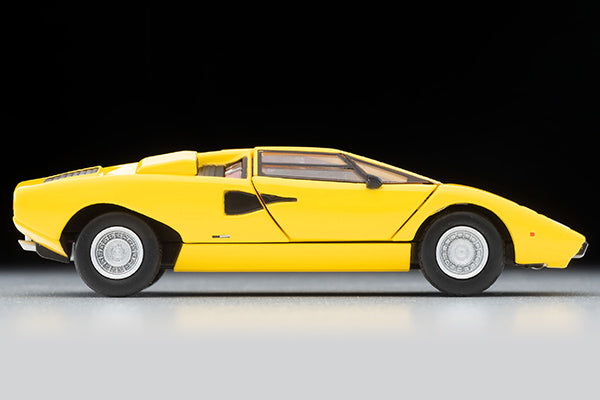 Mô hình xe Tomyca Limited Vintage TLV 1:64 Lamborghini Countach LP400 (yellow) | LV-N61345-na