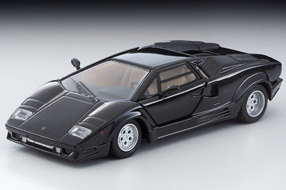 Mô hình xe Tomyca Limited Vintage TLV 1:64 Lamborghini Countach 25th Anniversary (Black) | LV-N62006-na