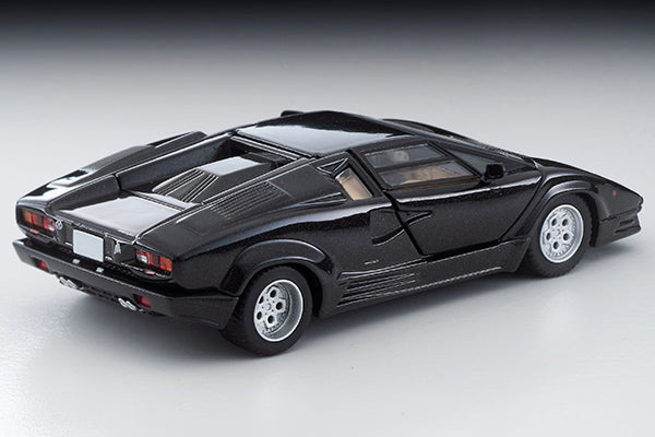 Mô hình xe Tomyca Limited Vintage TLV 1:64 Lamborghini Countach 25th Anniversary (Black) | LV-N62006-na