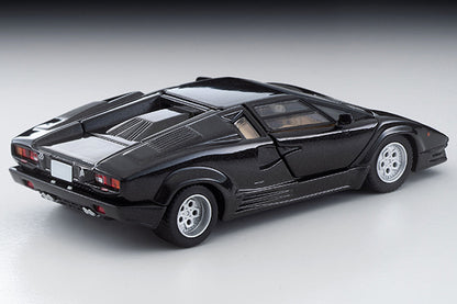 Mô hình xe Tomyca Limited Vintage TLV 1:64 Lamborghini Countach 25th Anniversary (Black) | LV-N62006-na
