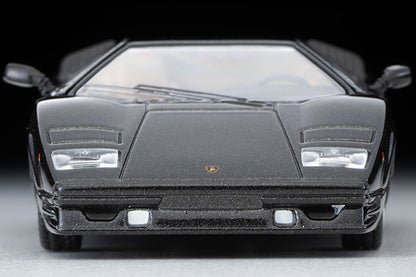 Mô hình xe Tomyca Limited Vintage TLV 1:64 Lamborghini Countach 25th Anniversary (Black) | LV-N62006-na