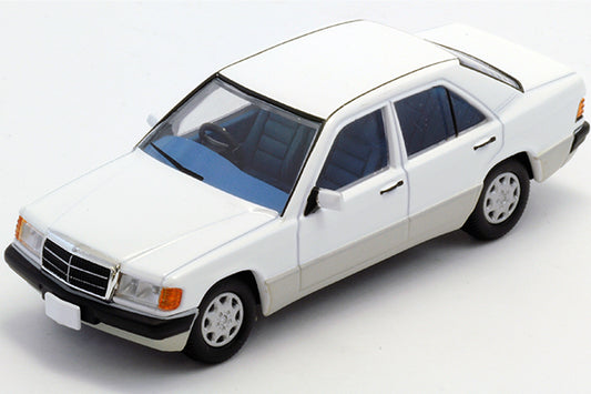 Mô hình xe Tomyca Limited Vintage TLV 1:64 Mercedes-Benz 190E 2.3 1992 (white) | LV-N79a