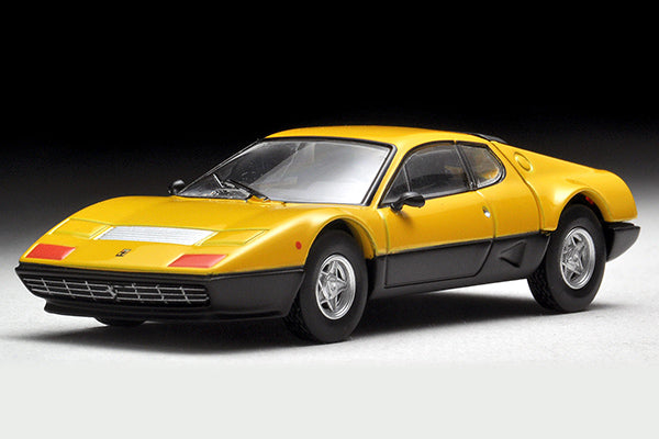 Mô hình xe Tomyca Limited Vintage TLV 1:64 Ferrari 512 BB (yellow/black) | LV-N86042-na