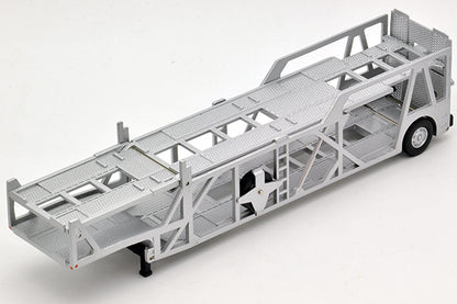 Mô hình xe Tomyca Limited Vintage TLV 1:64 Hino HE366 Car Transporter (Green) | LV-N89a