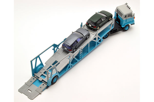 Mô hình xe Tomyca Limited Vintage TLV 1:64 Hino HE366 Car Transporter (Antiko ASZ-022) Honda Express | LV-N89c