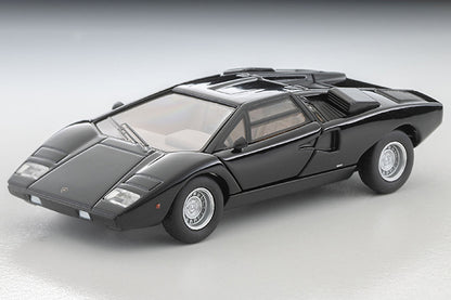 Mô hình xe Tomyca Limited Vintage TLV 1:64 Lamborghini Countach LP400 (black) | LV-N96633-na